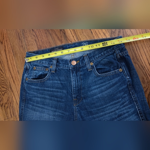 J.Crew Vintage Straight Jeans Size 26 - Picture 5 of 9